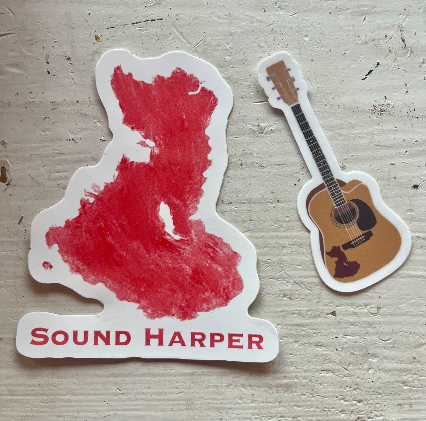 Sound Harper Stickers Set of 2 Limited Edition