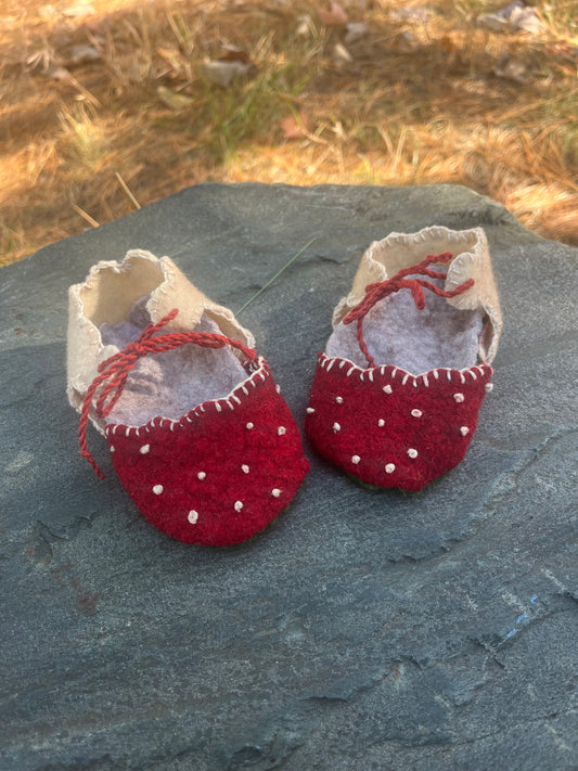 Felt Mushroom Slippers