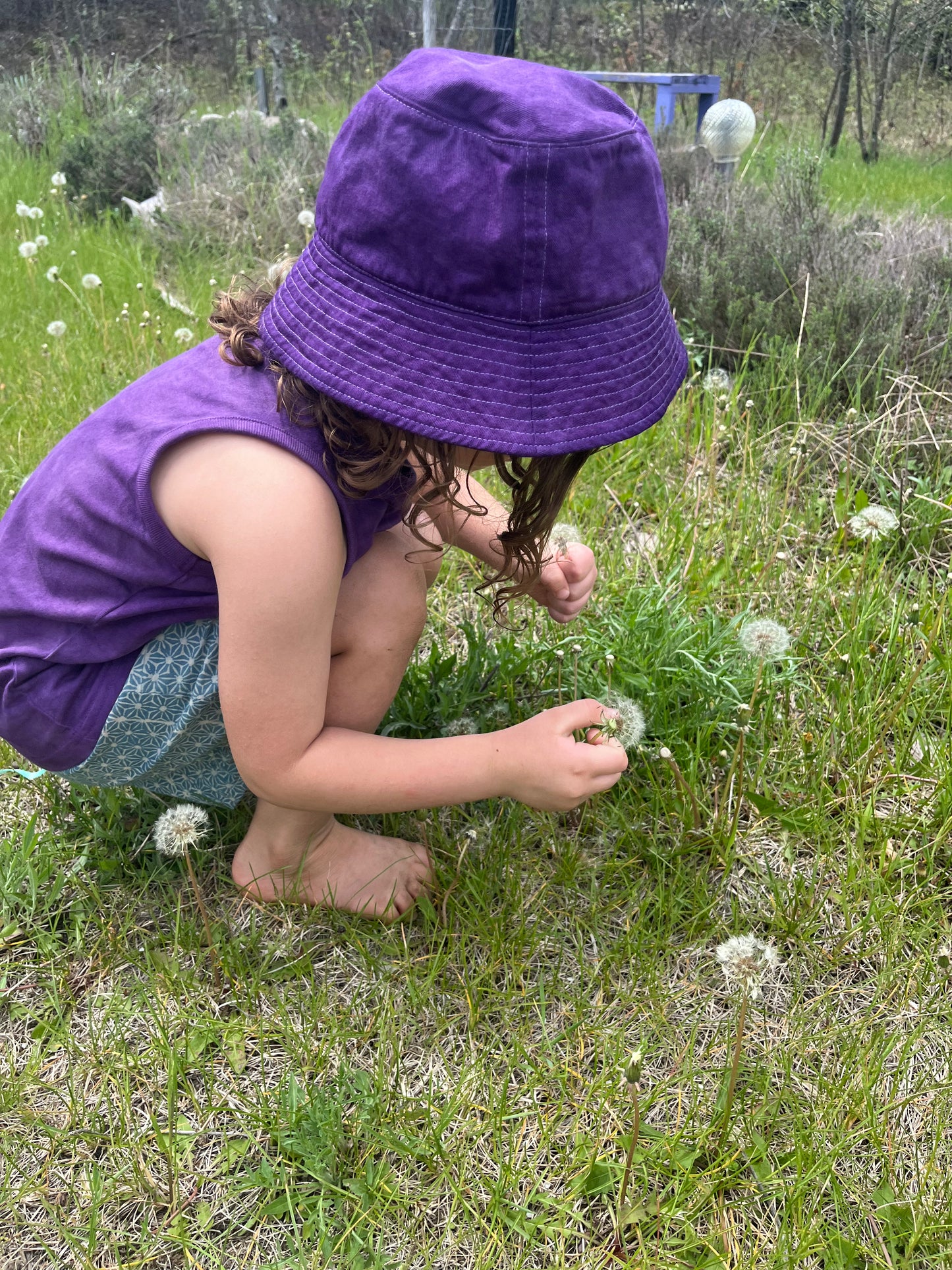 Cotton Logwood Dyed Children’s Tank